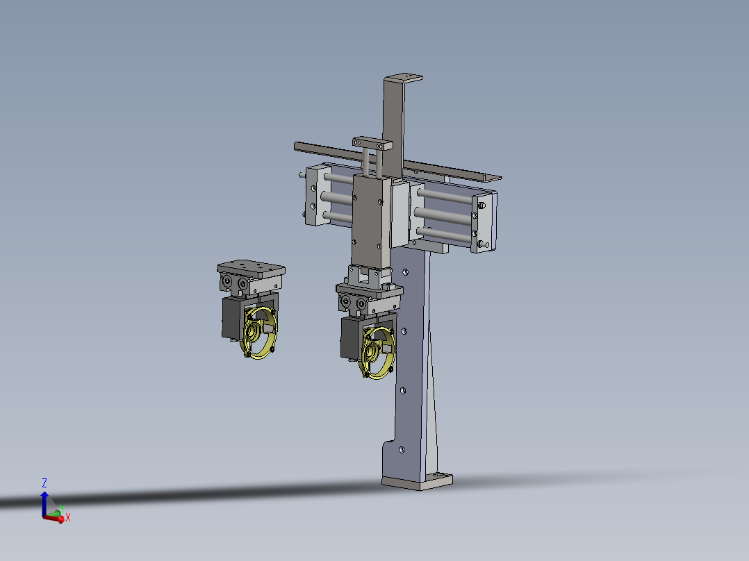 无杆气缸手指气缸取料移载机械手sw13可编辑
