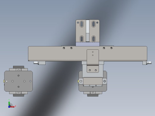无杆气缸手指气缸取料移载机械手sw13可编辑前视缩略图