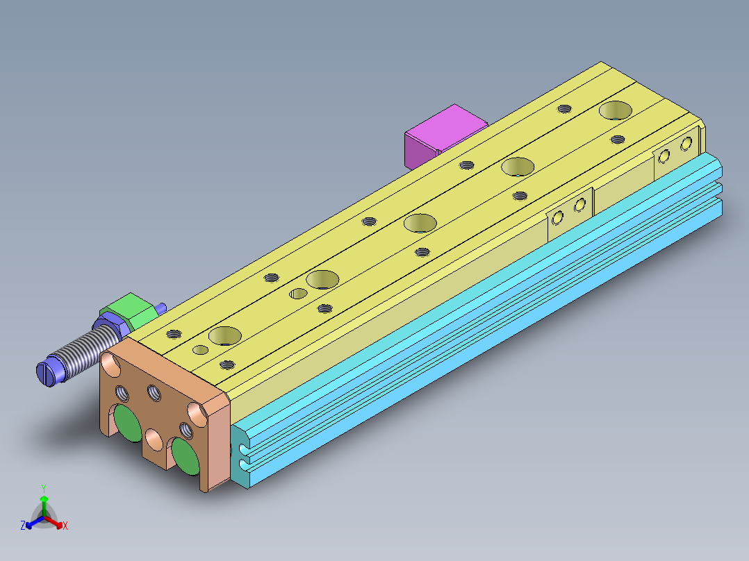 治具常用标准件3D图