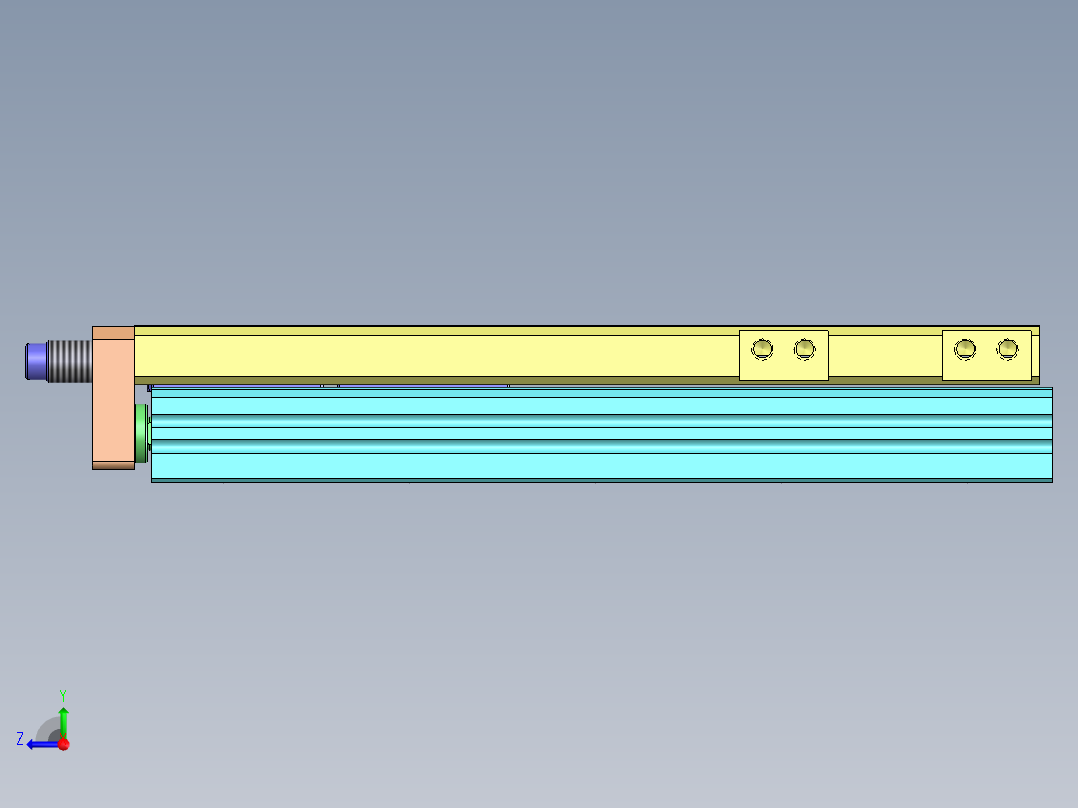 治具常用标准件3D图右视图