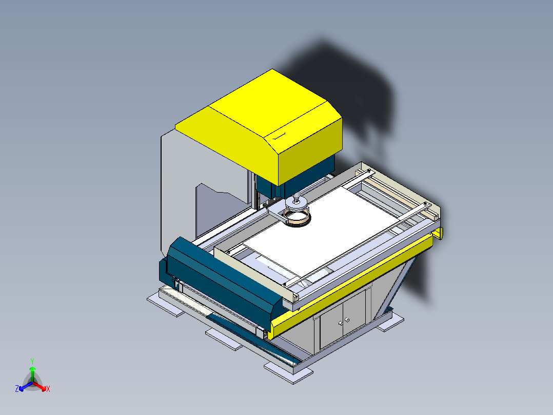 CNC数控分纸机3D数模图纸 STEP格式