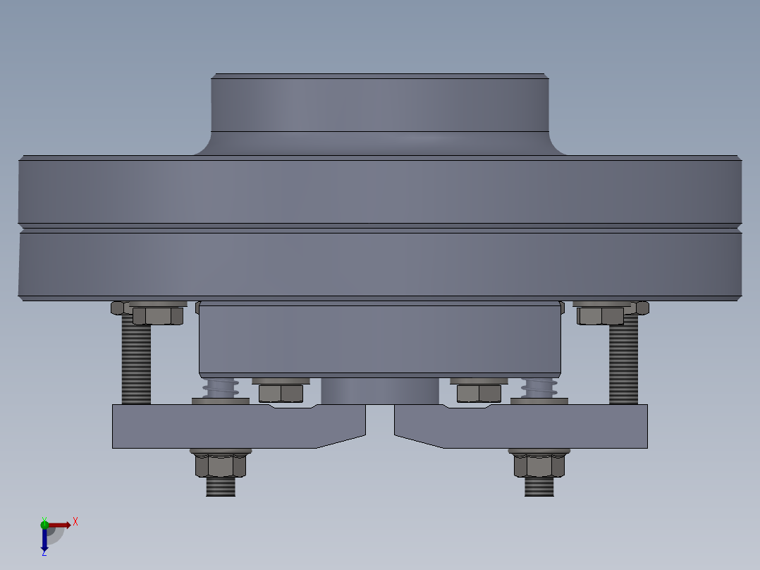 扭杆摇臂俯视图