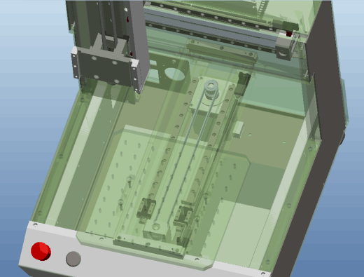 小型三轴同步带坐标工作台proe三维3d图移栽三轴工作平台+cad图纸缩略图