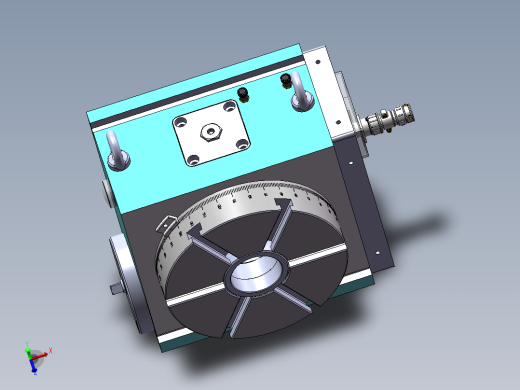数控分度头3D图纸