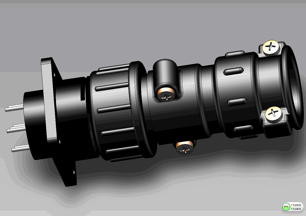 数控分度头3D图纸