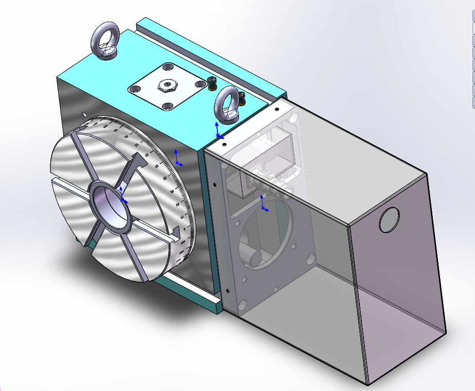 数控分度头3D图纸