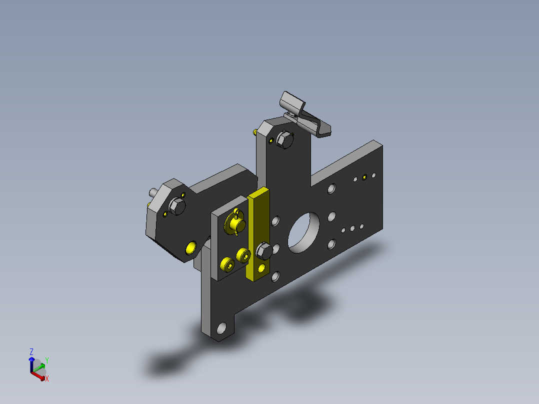 常用机械结构 (370)正等轴测图