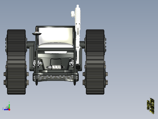 B7_全地形履带驱动单座越野轮椅右视缩略图