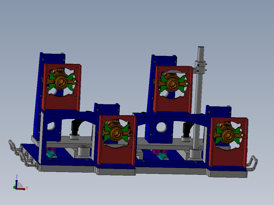 制动主缸测量夹具