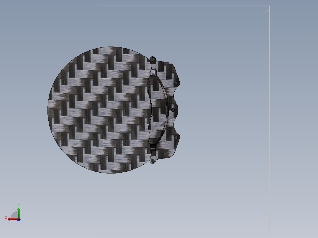 制动盘法拉利后视图
