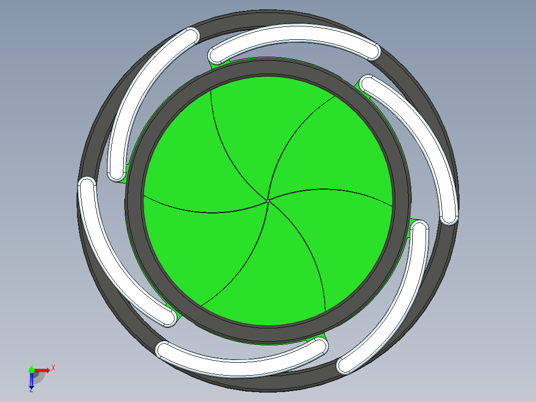 虹膜机构19俯视图