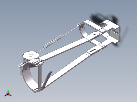 无动力外骨骼靴模型687261正等轴测缩略图