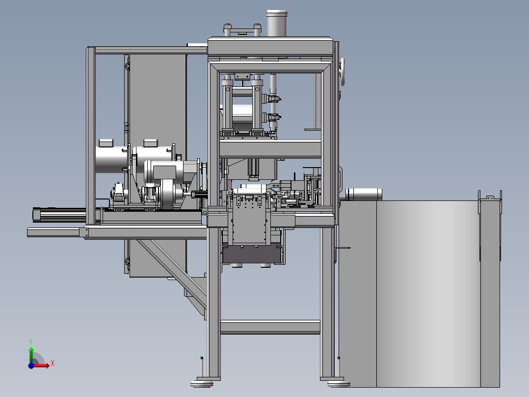 自动组装机 3D前视图