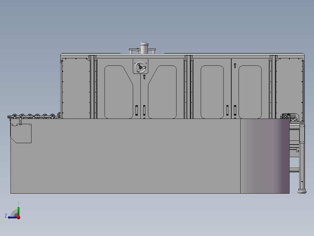 自动组装机 3D右视图