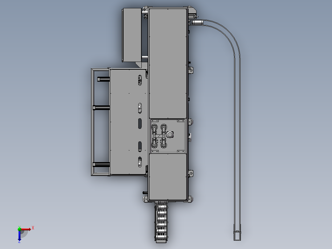 自动组装机 3D俯视图