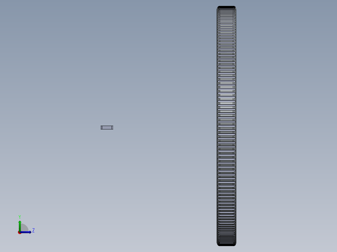 25分二角硬币左视图