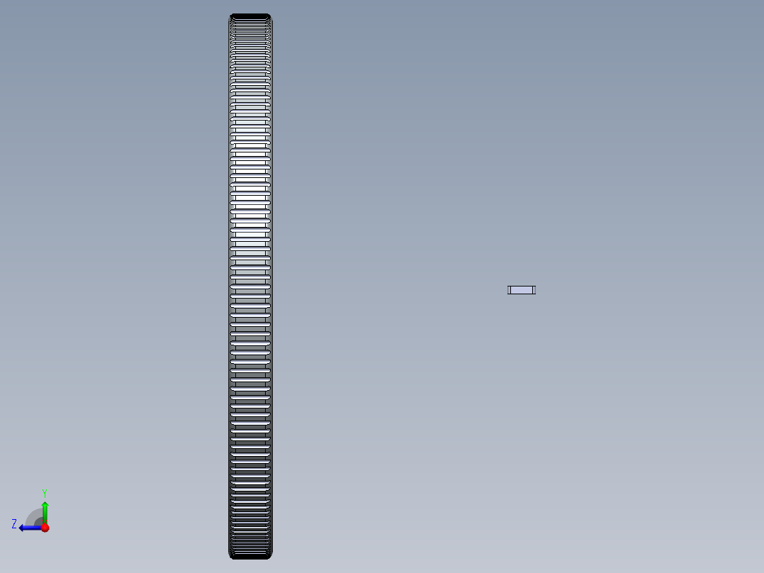 25分二角硬币右视图