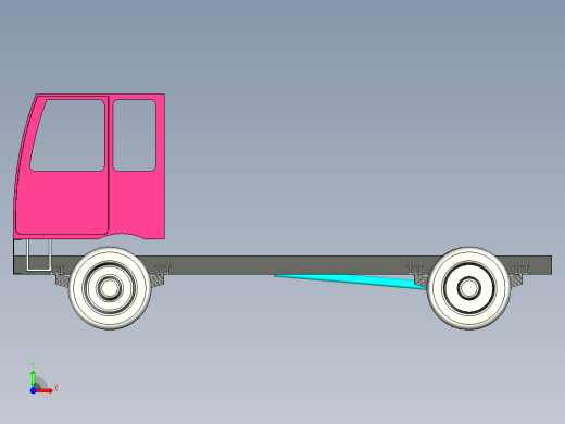简易卡车底盘前视缩略图