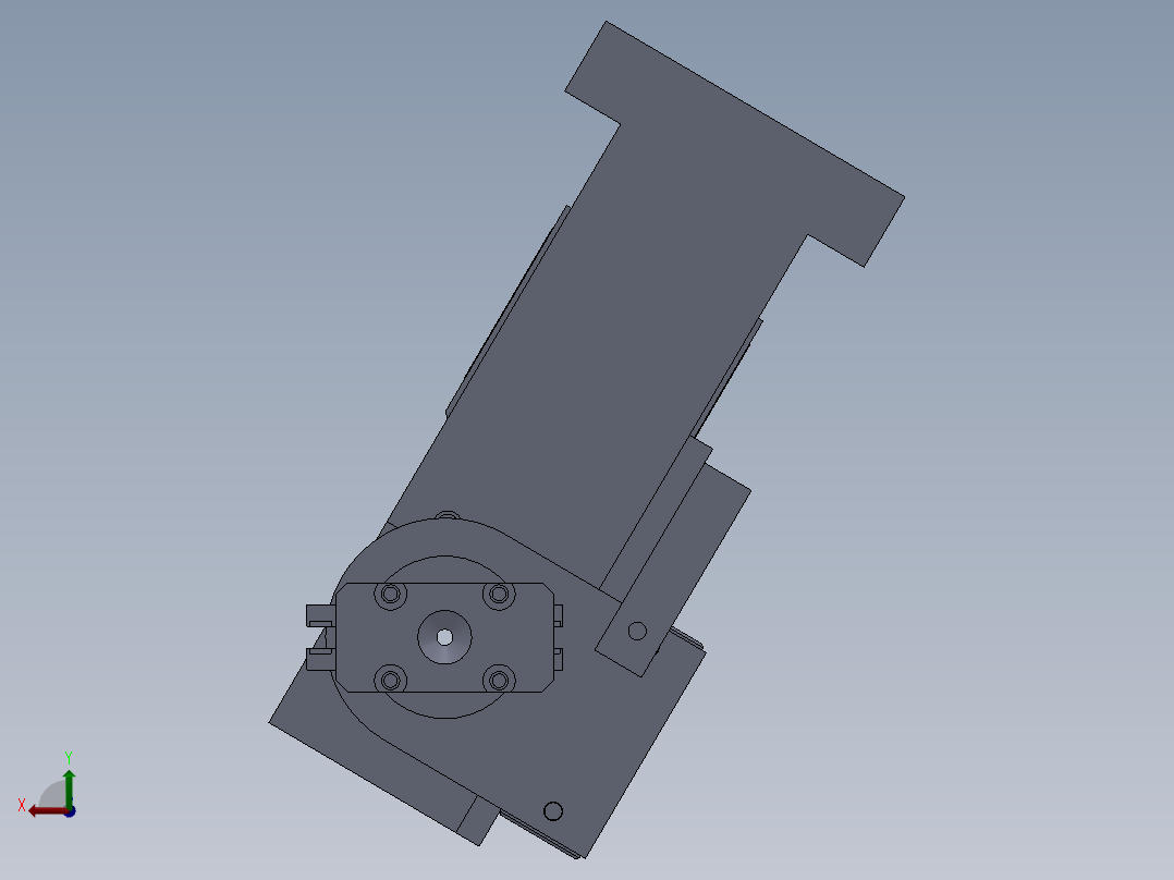 扭线结构后视图