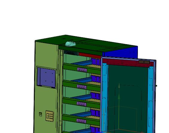 带滑道拉伸抽屉网络机柜