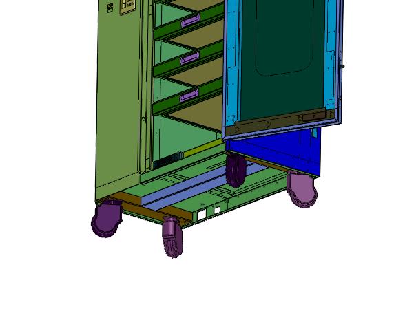 带滑道拉伸抽屉网络机柜
