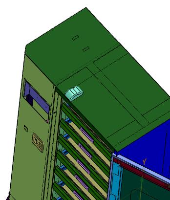 带滑道拉伸抽屉网络机柜