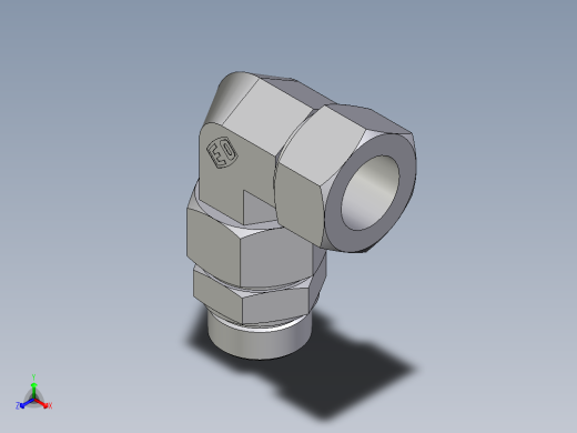卡套式工业通用硬管接头EO_Assembled_adjustable_standpipe_elbow_EVW38SM71
