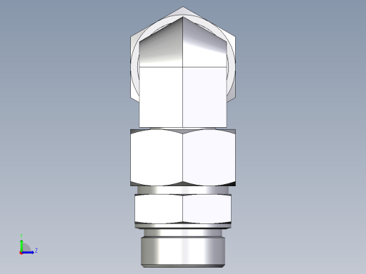 卡套式工业通用硬管接头EO_Assembled_adjustable_standpipe_elbow_EVW38SM71左视缩略图