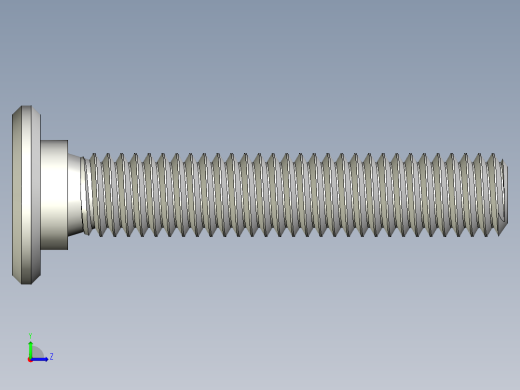 超薄型内六角螺钉-Ultra Low Profile Socket Head Screws 10-32 Thread Size in Long.x_t左视缩略图