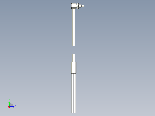 耐高温玻璃光纤_漫反射型FR-GWY420_3D左视缩略图