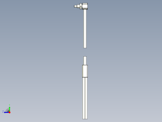 耐高温玻璃光纤_漫反射型FR-GWY420_3D右视缩略图