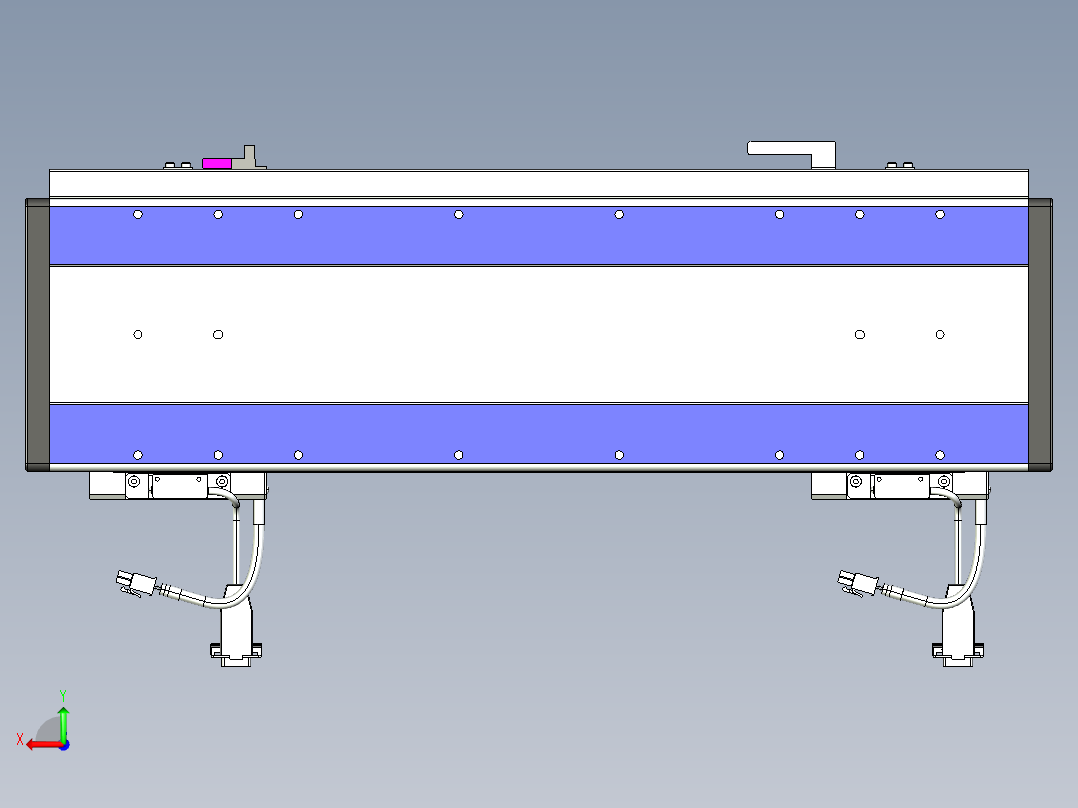 威洛博VL系列3d模型模组2VL17E1Y-S300后视图