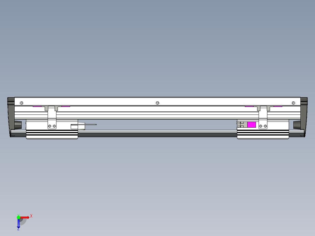 威洛博VL系列3d模型模组2VL17E1Y-S300俯视图