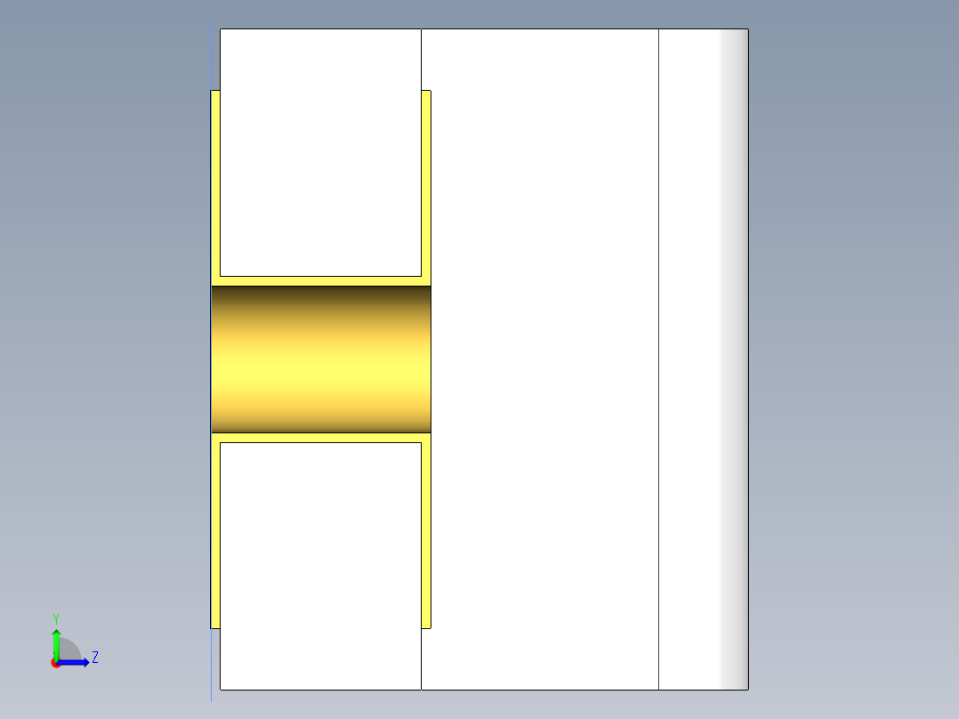 光电元件封装-LED-0805H1.1左视图