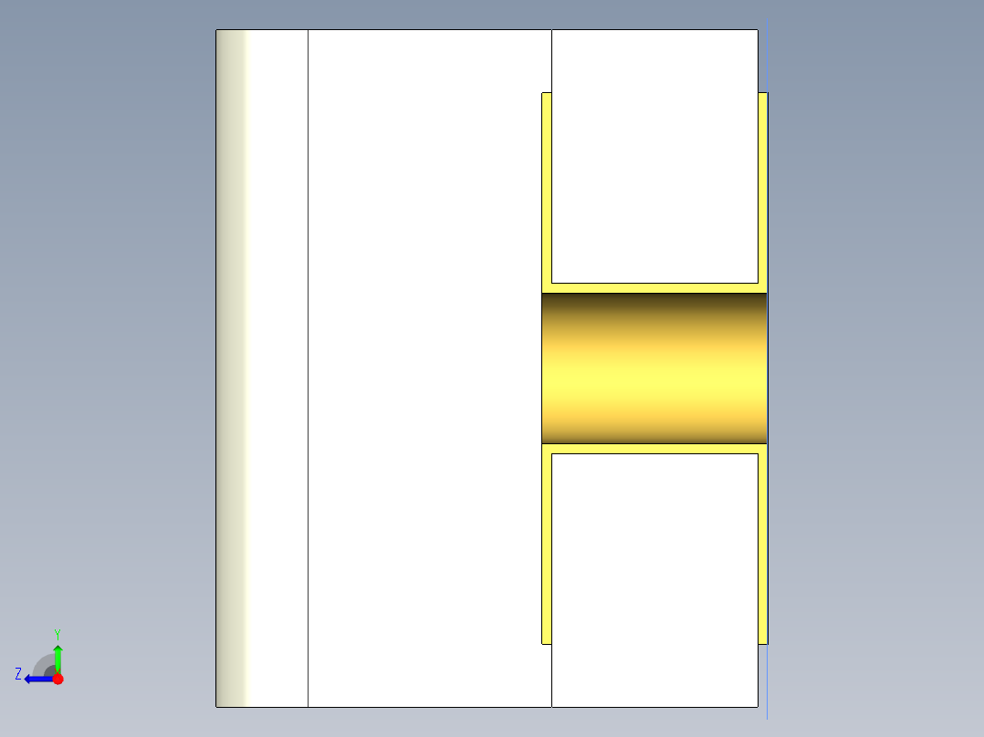 光电元件封装-LED-0805H1.1右视图