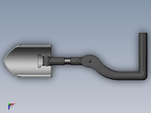 可折叠式工兵铲俯视缩略图