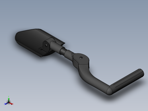 可折叠式工兵铲正等轴测缩略图