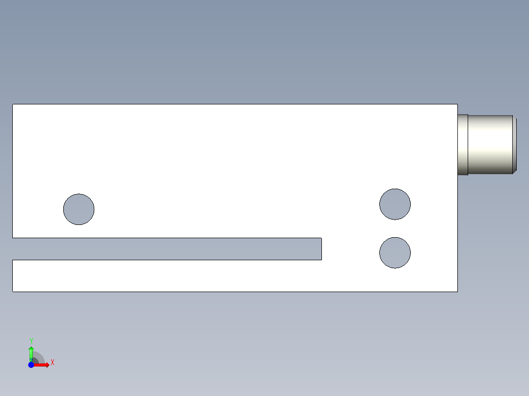 标签传感器LUA-0342_3D前视图