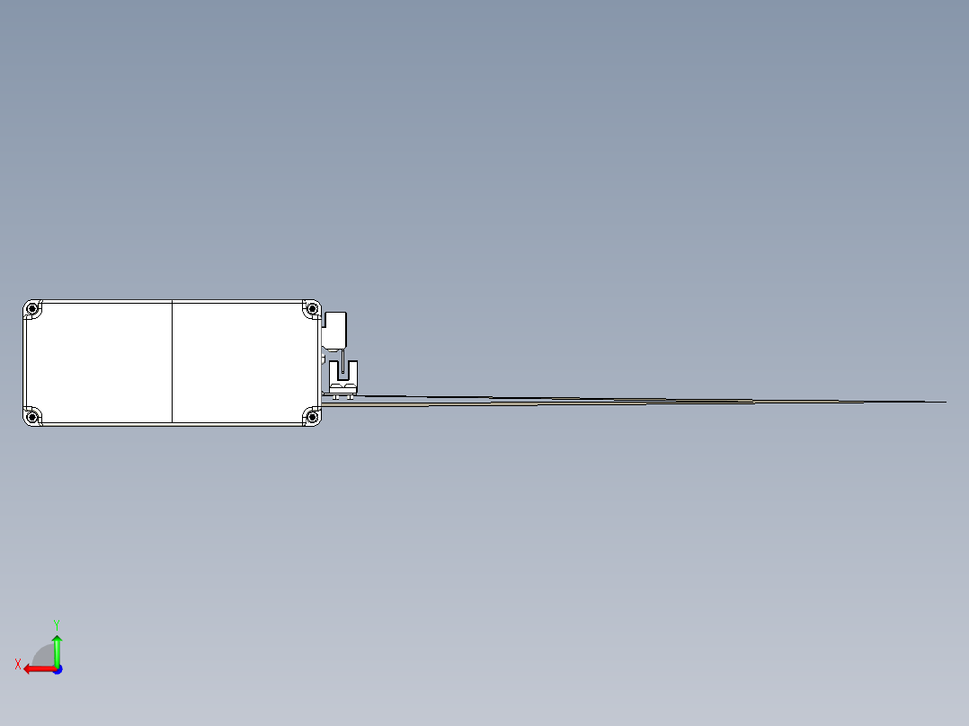 TPA-KNR-60E-1205C-L650A1-MR-H40-N3线性模块铝制底座后视图