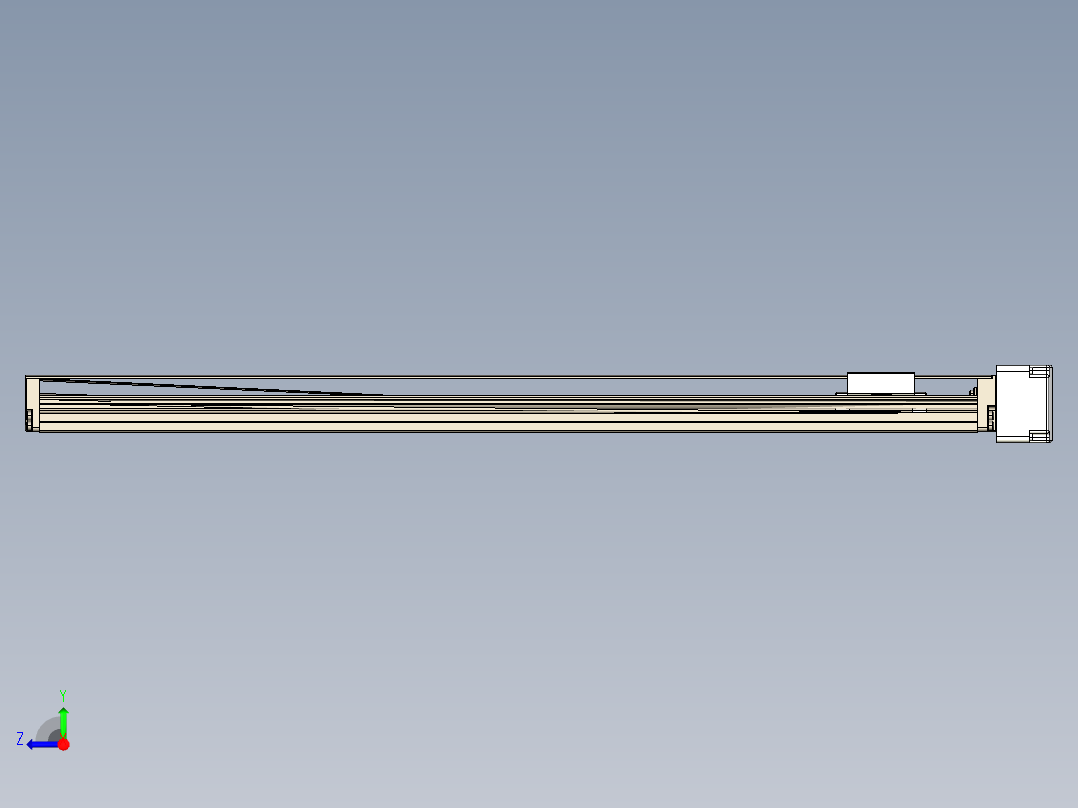 TPA-KNR-60E-1205C-L650A1-MR-H40-N3线性模块铝制底座右视图