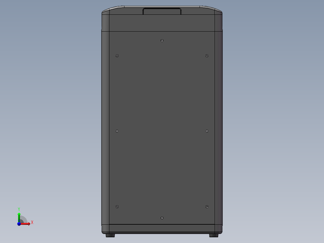 厨余垃圾处理设备环境清洁设备sw20可编辑前视图