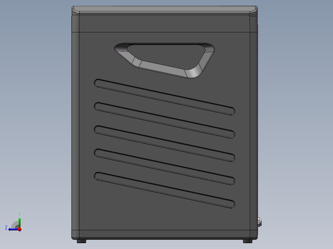 厨余垃圾处理设备环境清洁设备sw20可编辑右视图