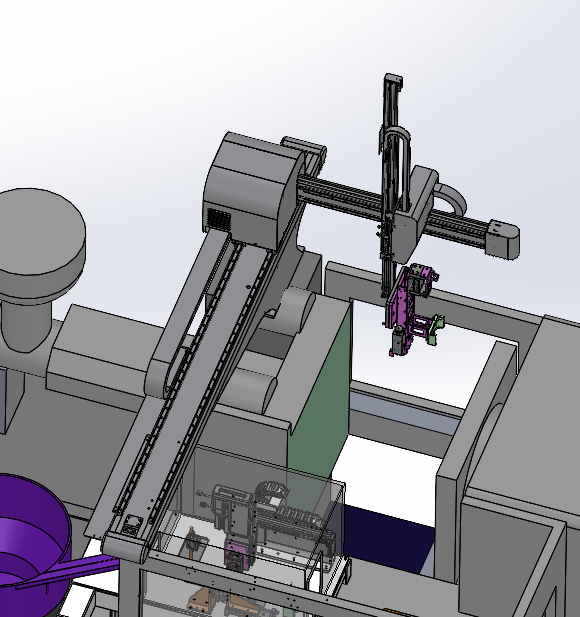 注塑机及上料机构sw20可编辑