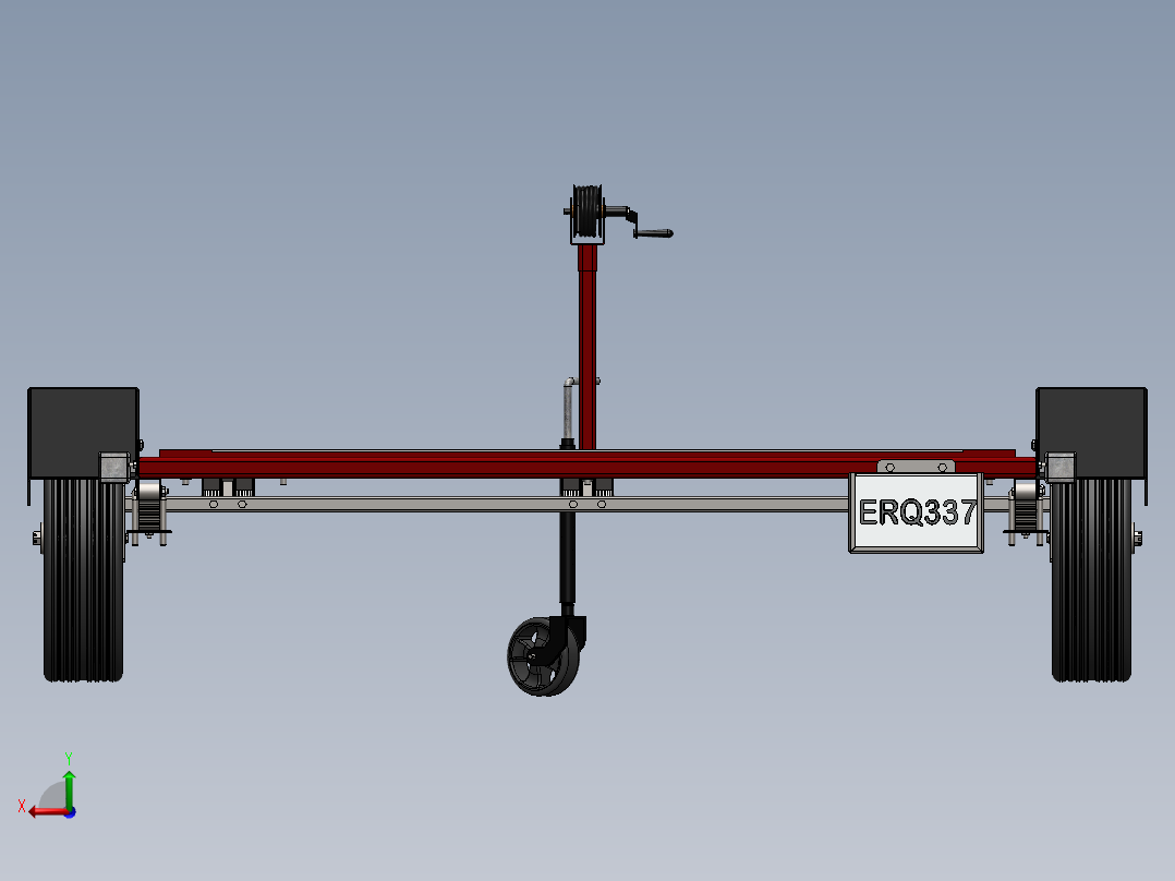 A3003263-多功能拖车后视图