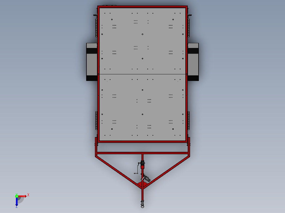 A3003263-多功能拖车俯视图