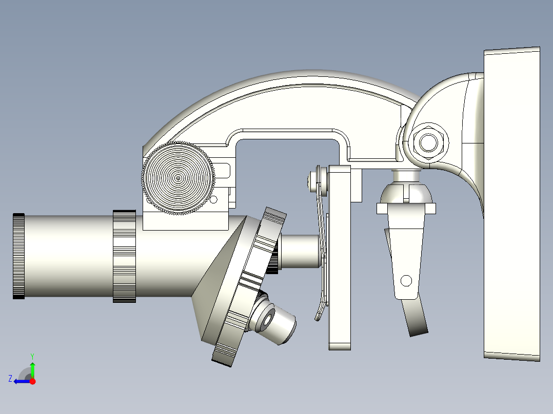 显微镜(9)右视图