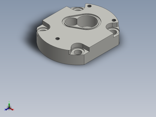 液压齿轮泵前法兰