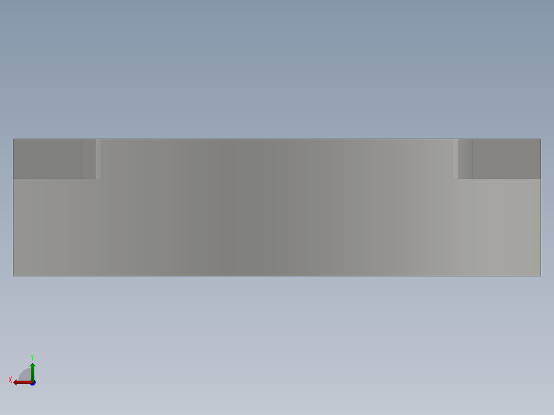 液压齿轮泵前法兰后视图