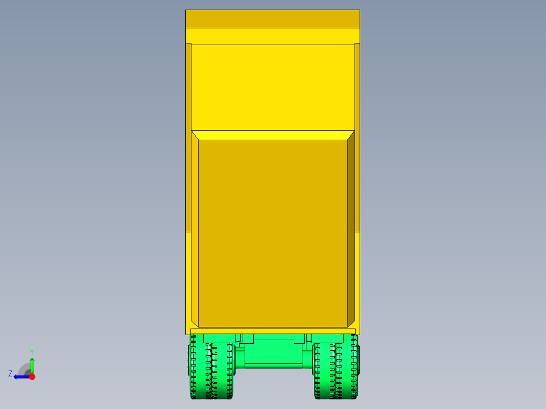 man自卸车模型右视图