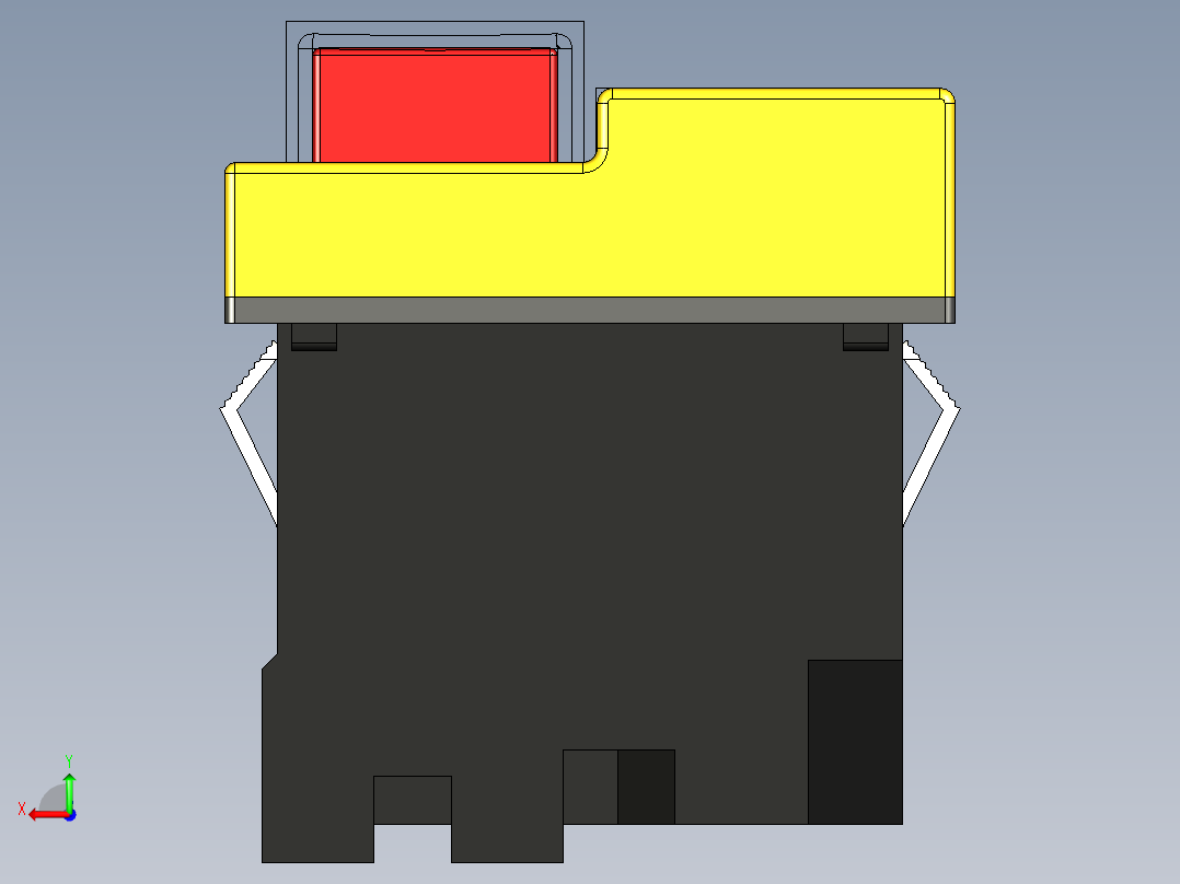 B2004755-气动冲压注塑机后视图